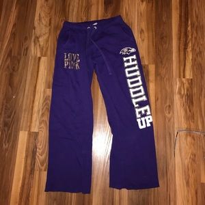 Victoria Secret Ravens Boyfriend Sweatpants